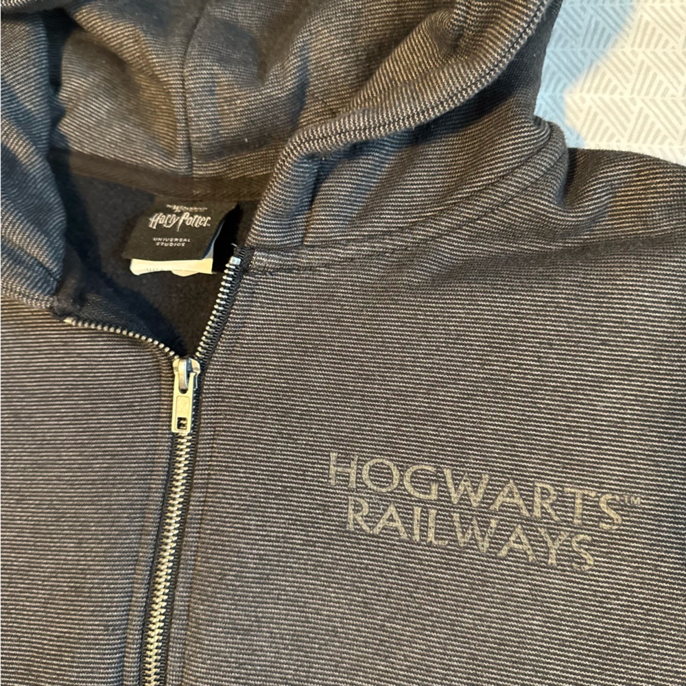 Harry Potter Hogwarts Railways Gray Hoodie